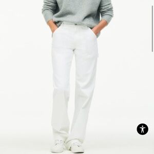 ZARA Into The Classic The RELAXED WORKER JEANS LIMITED EDITION White Size 0